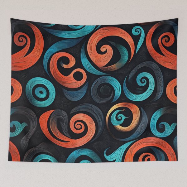 Item preview, New Zealand Paua Māori Pattern Koru Design 315 designed and sold by GrinGalore.