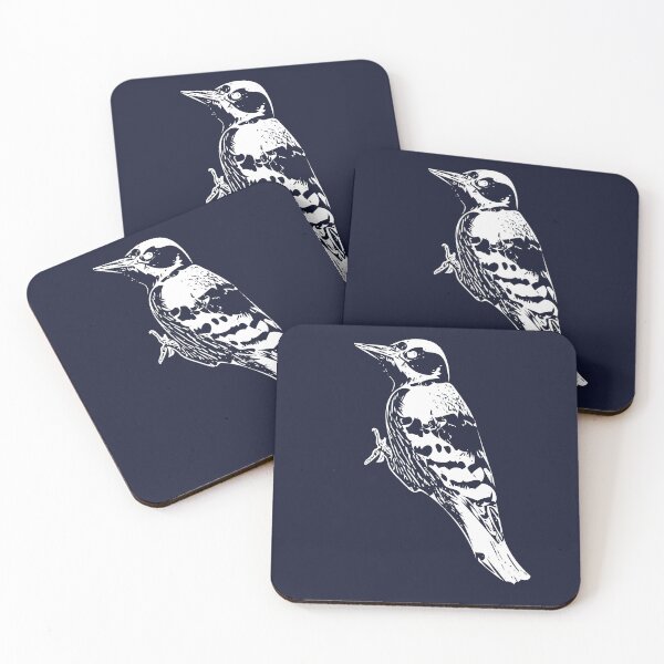 Item preview, White-backed Woodpecker White Design  designed and sold by designsasstultd.