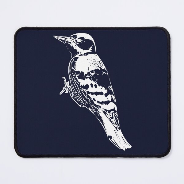 Item preview, White-backed Woodpecker White Design  designed and sold by designsasstultd.