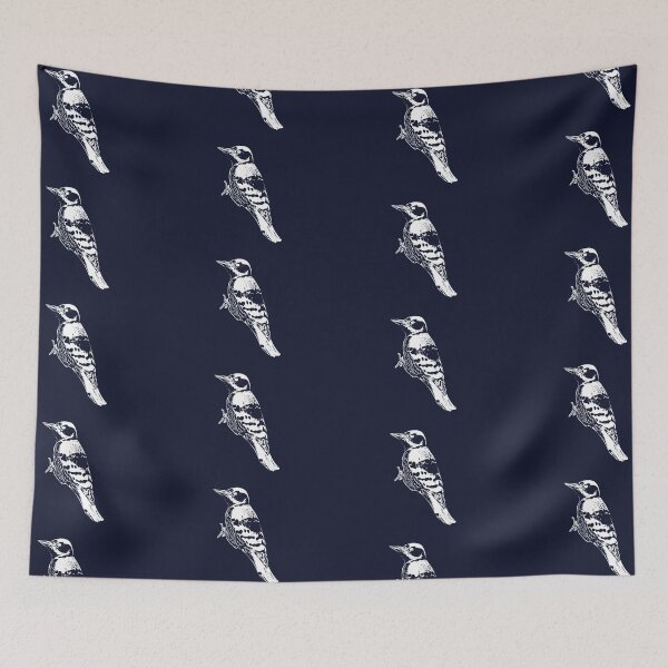 Item preview, White-backed Woodpecker White Design  designed and sold by designsasstultd.