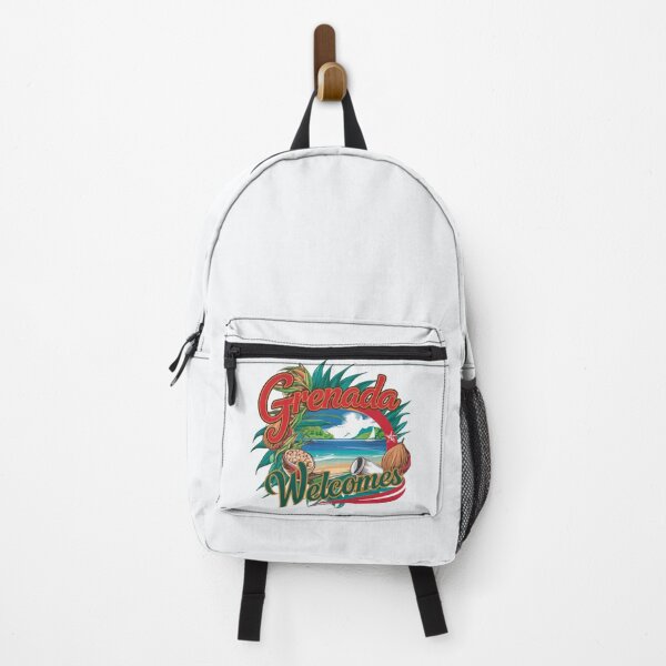Item preview, Grenada Welcomes Flag Map St. George's, spice island designed and sold by AnimalsDH305.