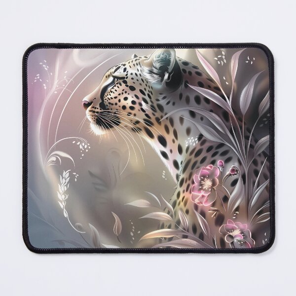 Item preview, Leopard among flowers. African animal. designed and sold by MagelliShop.