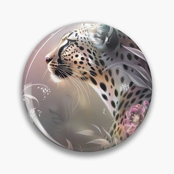 Item preview, Leopard among flowers. African animal. designed and sold by MagelliShop.
