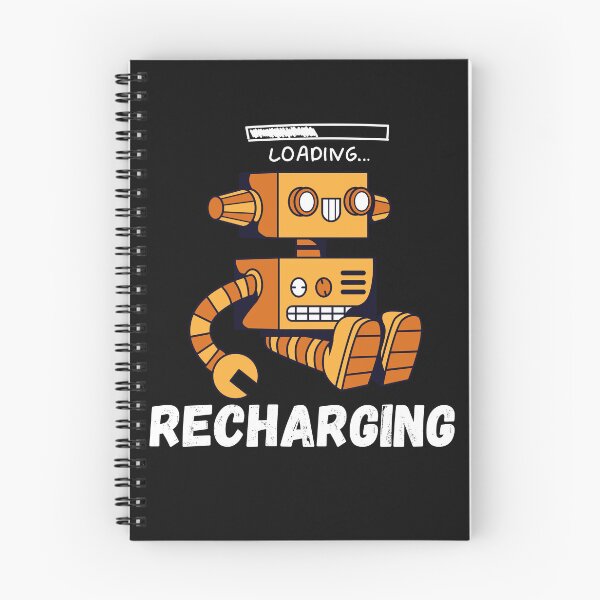 Item preview, Recharging Retro Robot designed and sold by ShirtWardrobe.