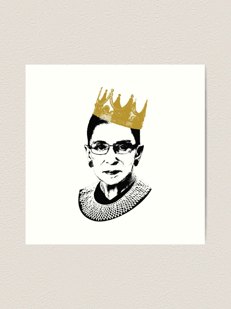 Alternate view of Notorious RBG Art Print