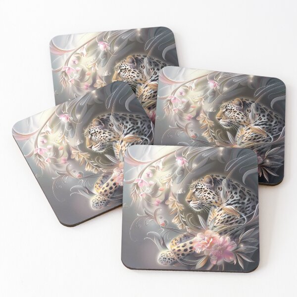 Item preview, Leopard among flowers. African animal. designed and sold by MagelliShop.