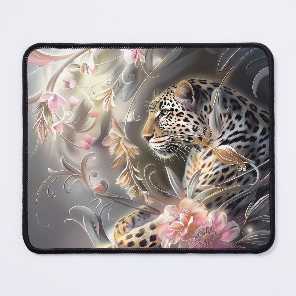 Item preview, Leopard among flowers. African animal. designed and sold by MagelliShop.