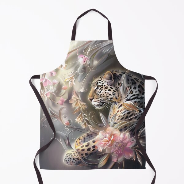Item preview, Leopard among flowers. African animal. designed and sold by MagelliShop.