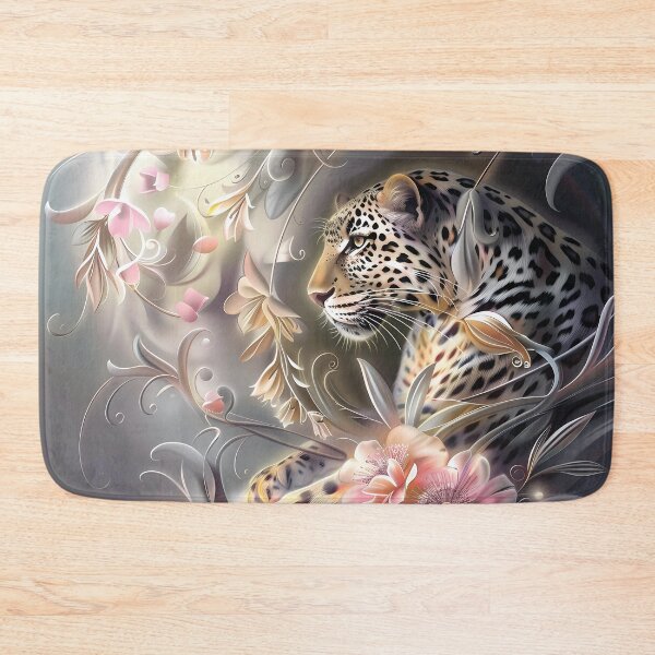Item preview, Leopard among flowers. African animal. designed and sold by MagelliShop.