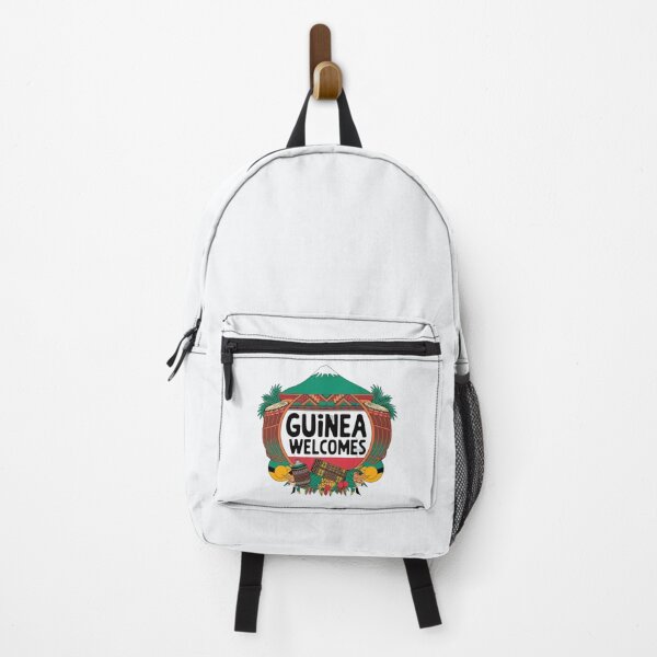 Item preview, Guinea Welcomes Flag Map Conakry, Niger River designed and sold by AnimalsDH305.