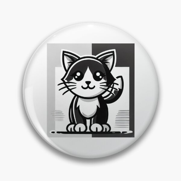 Item preview, Little black and white cat -3 designed and sold by Sen-Design.