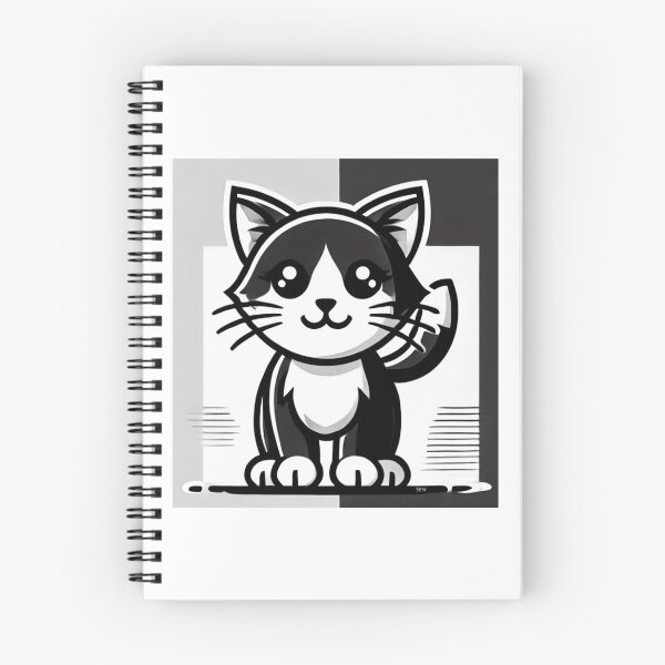 Item preview, Little black and white cat -3 designed and sold by Sen-Design.