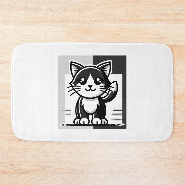 Item preview, Little black and white cat -3 designed and sold by Sen-Design.