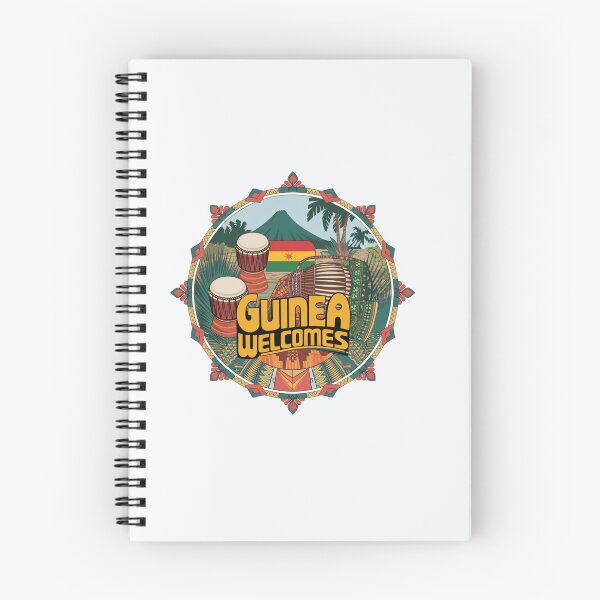 Item preview, Guinea Welcomes Flag Map Conakry, Niger River designed and sold by AnimalsDH305.