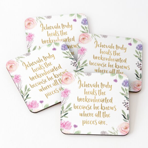Item preview, Jehovah Truly Heals the Brokenhearted designed and sold by Paper Bee Gift Shop.