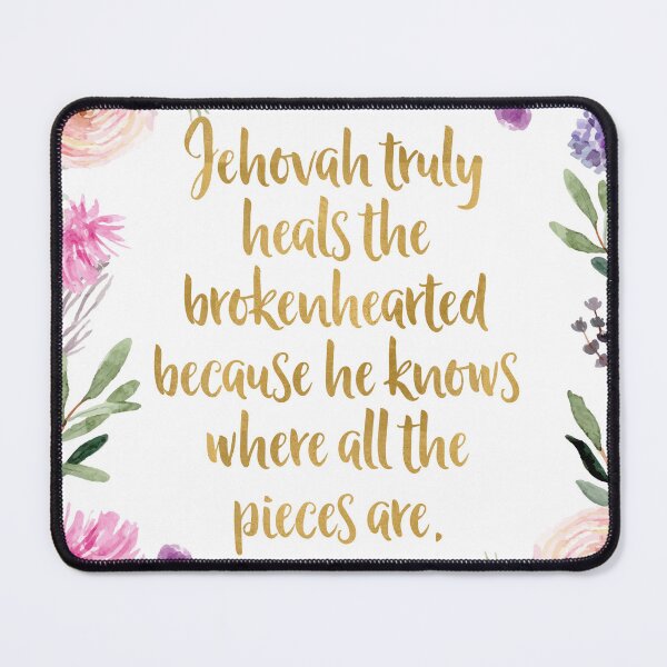 Item preview, Jehovah Truly Heals the Brokenhearted designed and sold by Paper Bee Gift Shop.
