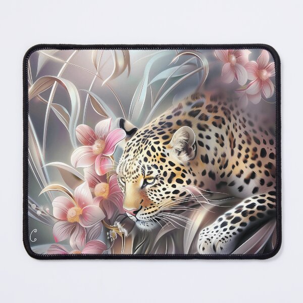 Item preview, Leopard among flowers. African animal. designed and sold by MagelliShop.