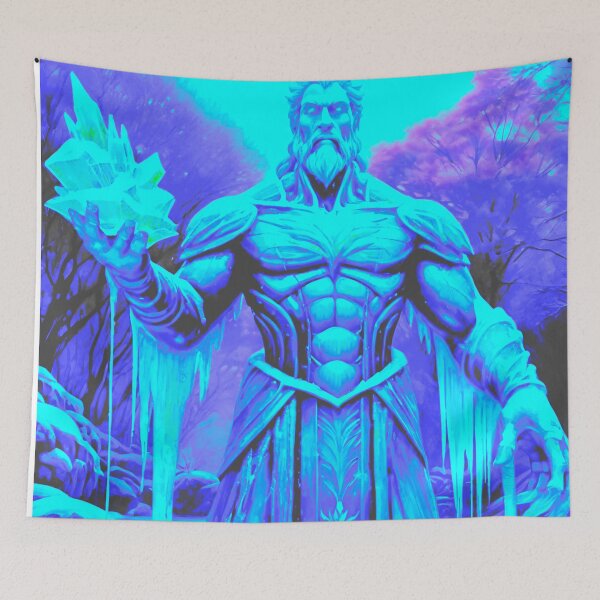 Item preview, Frozen Statue Holding Sacred Stone Encased in Ice designed and sold by GrizzlyCollective.
