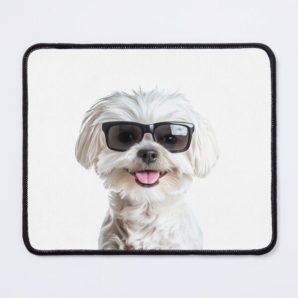 Item preview, Funny cool Maltese Dog wearing sunglasses designed and sold by LazyOwlStore.