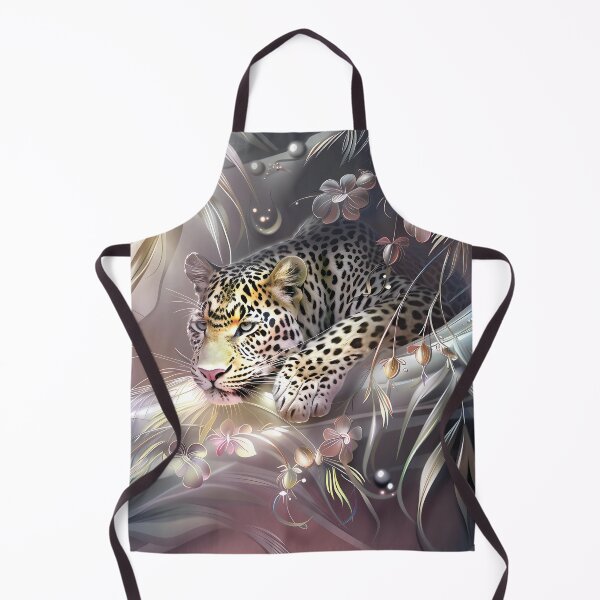 Item preview, Leopard among flowers. African animal. designed and sold by MagelliShop.