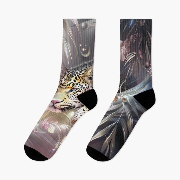 Item preview, Leopard among flowers. African animal. designed and sold by MagelliShop.