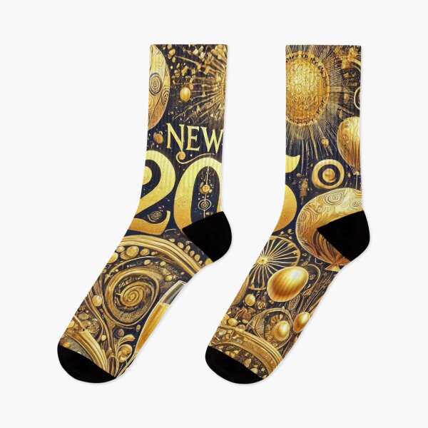 Item preview, Happy New Year 2025 in Gustav Klimt Style designed and sold by Yves Artico.
