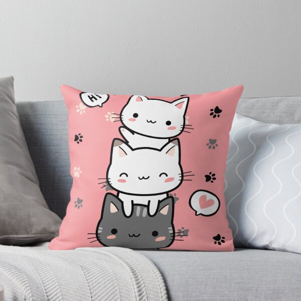 Item preview, Kawaii  Stacked Cats - Cute and Stylish Accessories designed and sold by JoyfulPaperie.