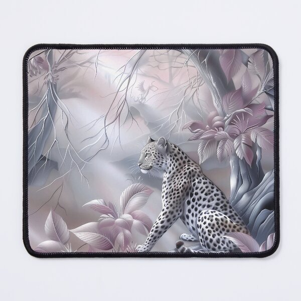 Item preview, Leopard on a tree among flowers. African animal. designed and sold by MagelliShop.