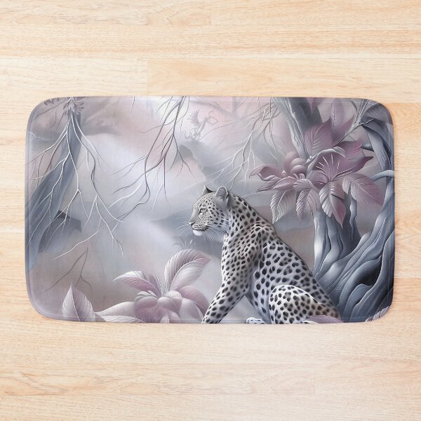 Item preview, Leopard on a tree among flowers. African animal. designed and sold by MagelliShop.