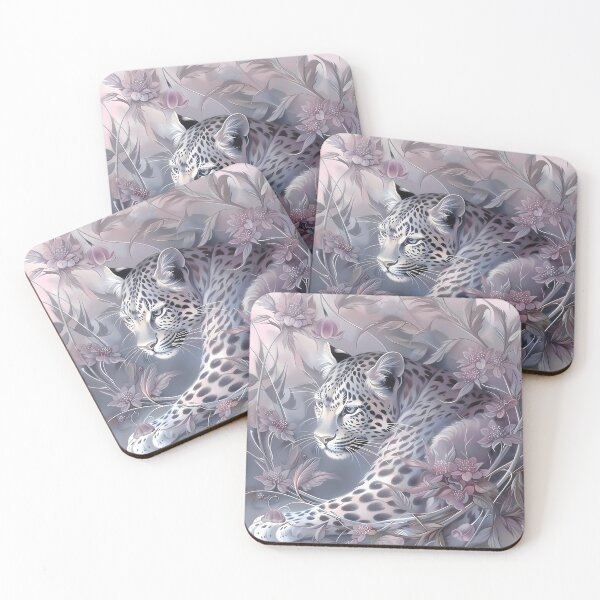 Item preview, Leopard among flowers. African animal. designed and sold by MagelliShop.