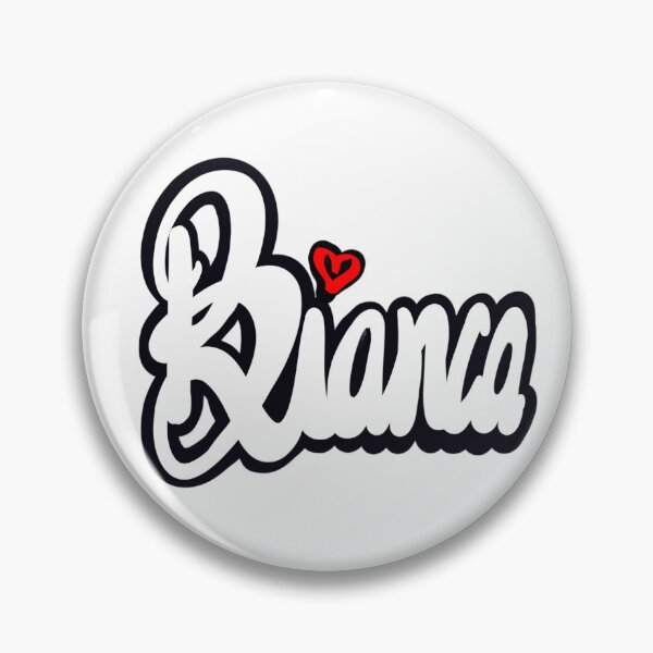 Item preview, Bianca popular girls first name in white. Personalized personalised customised name Bianca designed and sold by Artonmytee.