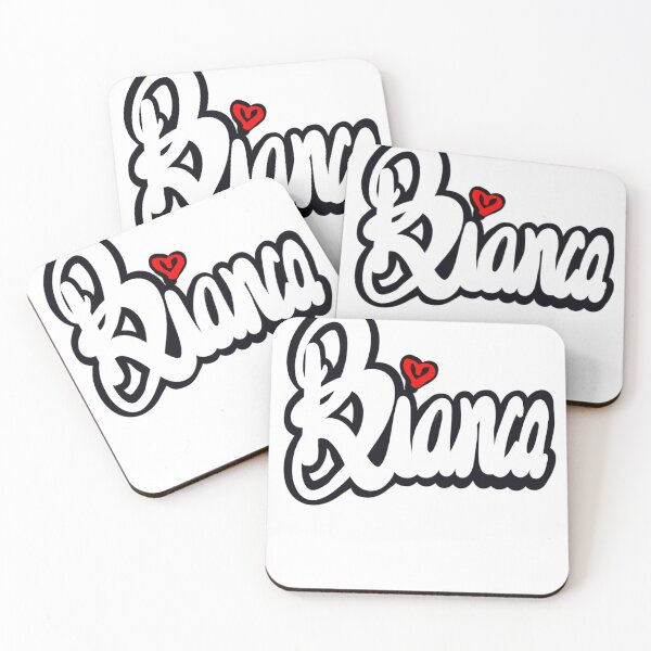Item preview, Bianca popular girls first name in white. Personalized personalised customised name Bianca designed and sold by Artonmytee.