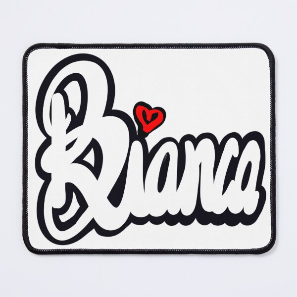 Item preview, Bianca popular girls first name in white. Personalized personalised customised name Bianca designed and sold by Artonmytee.