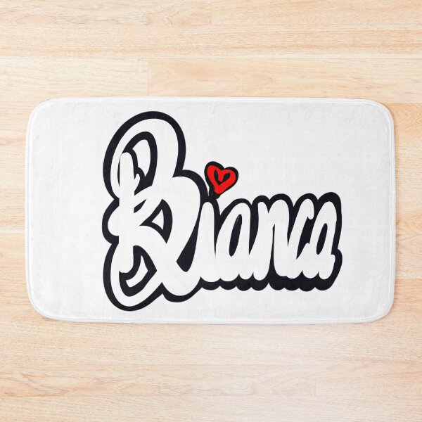 Item preview, Bianca popular girls first name in white. Personalized personalised customised name Bianca designed and sold by Artonmytee.