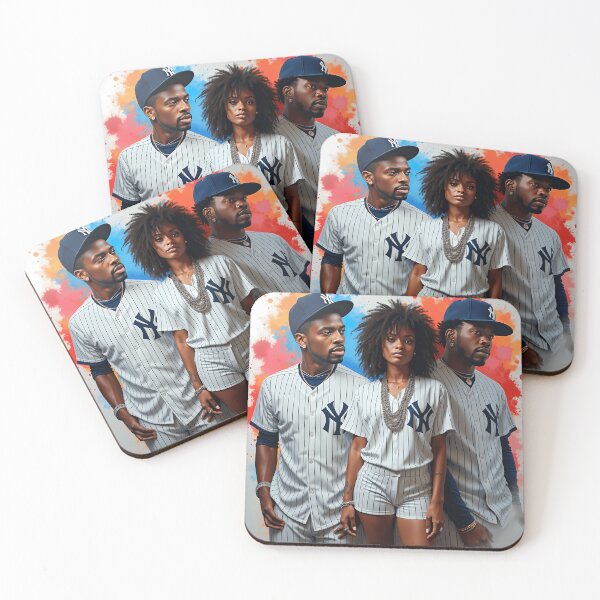 Item preview, African American Woman, Man - Yankee Jersey designed and sold by tonyartprints.