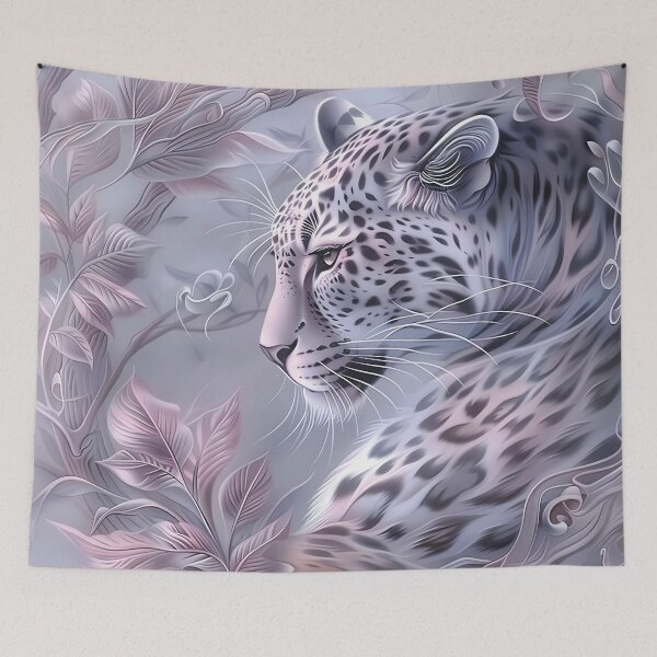 Item preview, Leopard among flowers. African animal. designed and sold by MagelliShop.