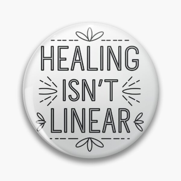 Item preview, Healing isn't linear mental health designed and sold by Snow-Woods.