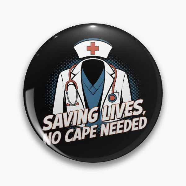 Item preview, Saving Lives No Cape Needed Nurse Superhero designed and sold by Davidpama.