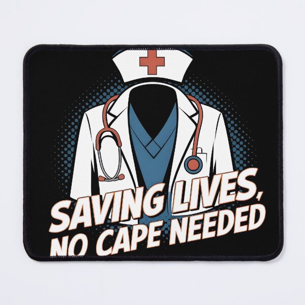 Item preview, Saving Lives No Cape Needed Nurse Superhero designed and sold by Davidpama.