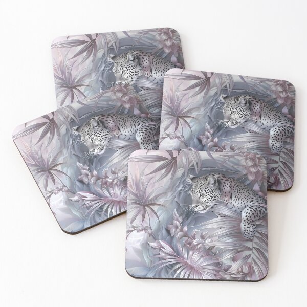 Item preview, Leopard among flowers. African animal. designed and sold by MagelliShop.