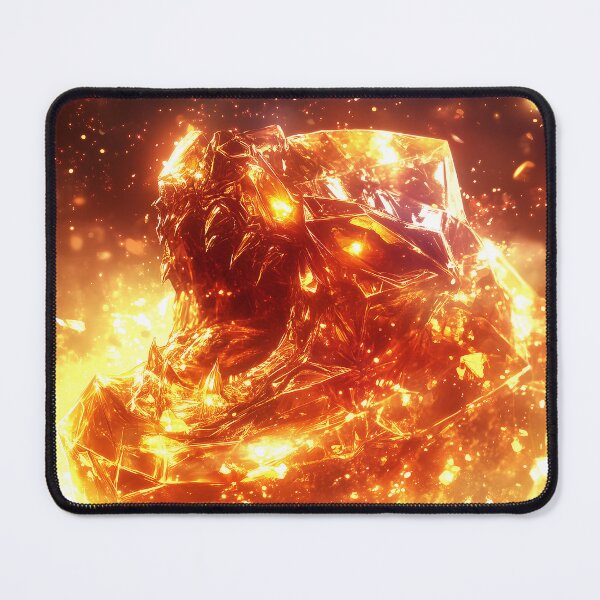 Item preview, Rock Lava Monster in Cinematic Fantasy Art designed and sold by GoldenTealArts.