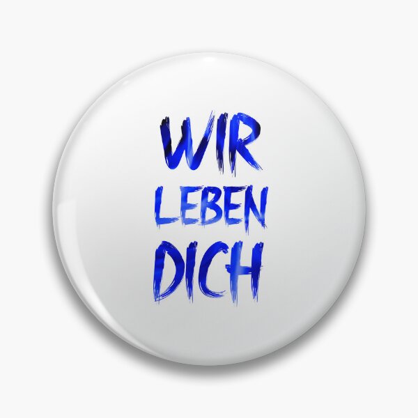 Item preview, Wir Leben Dich blue flames designed and sold by VRedBaller.