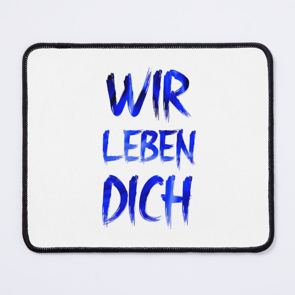Item preview, Wir Leben Dich blue flames designed and sold by VRedBaller.