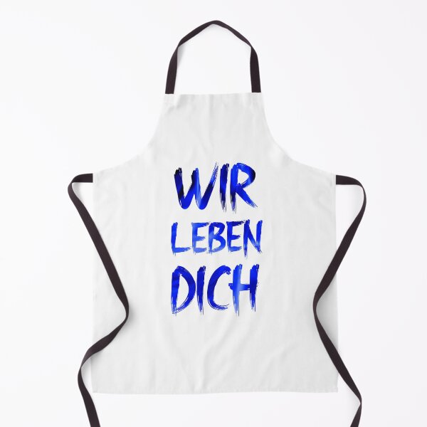 Item preview, Wir Leben Dich blue flames designed and sold by VRedBaller.