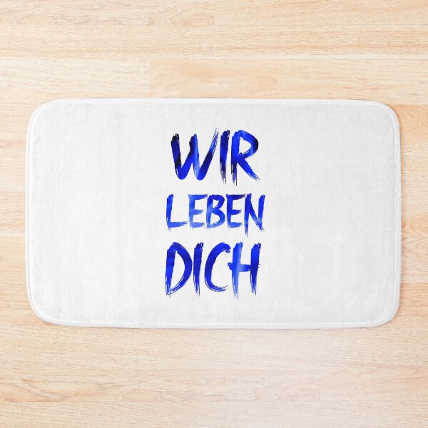 Item preview, Wir Leben Dich blue flames designed and sold by VRedBaller.