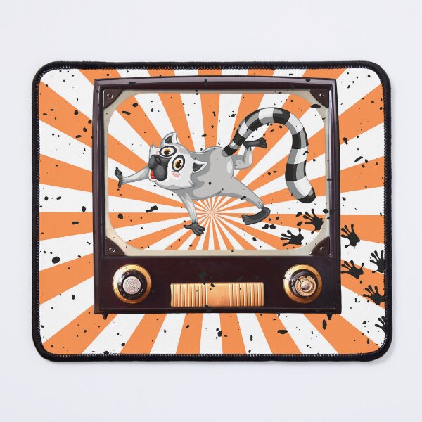 Item preview, Lemur retro TV designed and sold by damik1984.