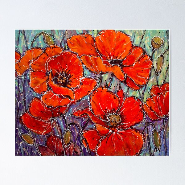 Perfect Poppies Poster