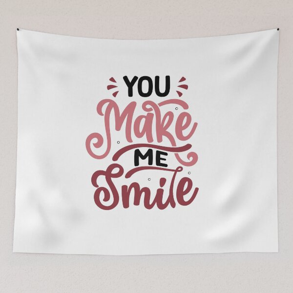Item preview, You Make Me Smile – Sweet Valentine Design designed and sold by CleanDecor.