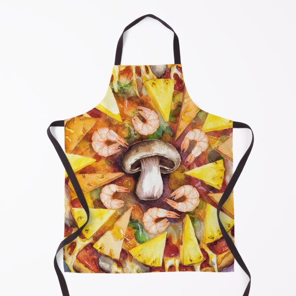 Aperçu de l'œuvre Pizza végétarienne, aquarelle. créée et vendue par elegantpaterns.