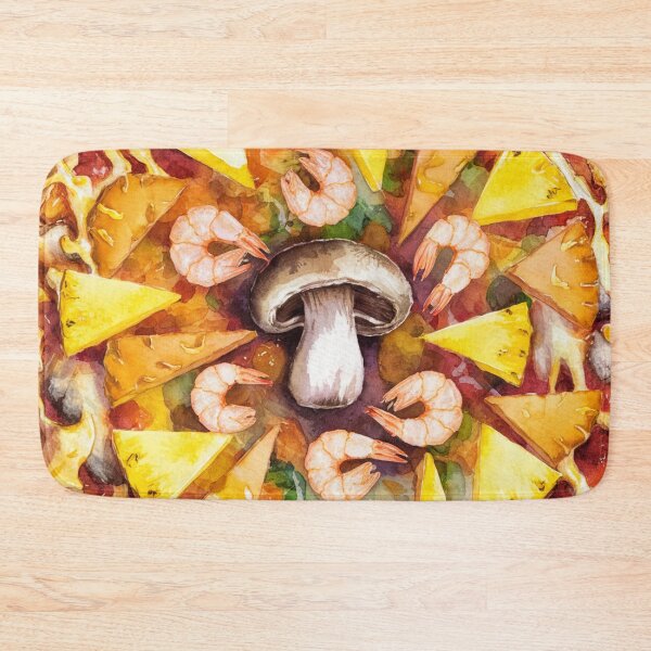 Item preview, Vegetarian pizza,watercolor. designed and sold by elegantpaterns.